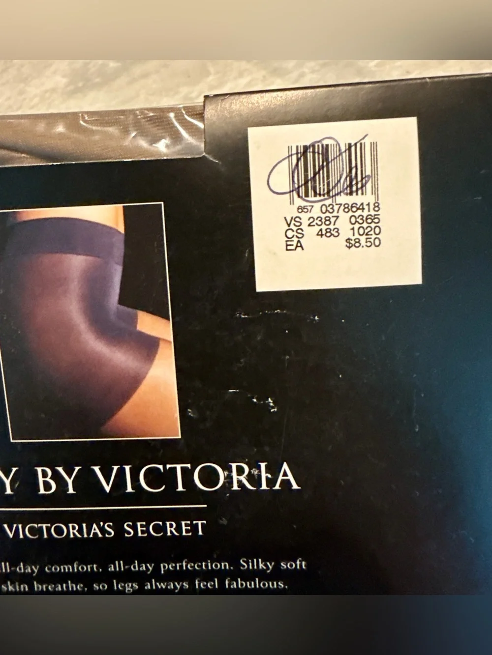 New Victoria’s Secret VS Control Top BODY BY VICTORIA Sz B Sable 15 Denier